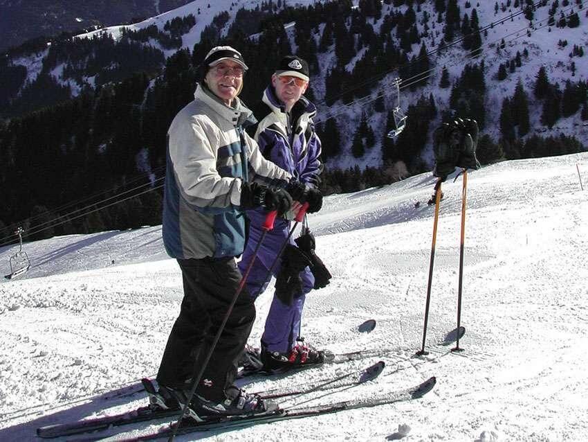 Ski with others of your own standard